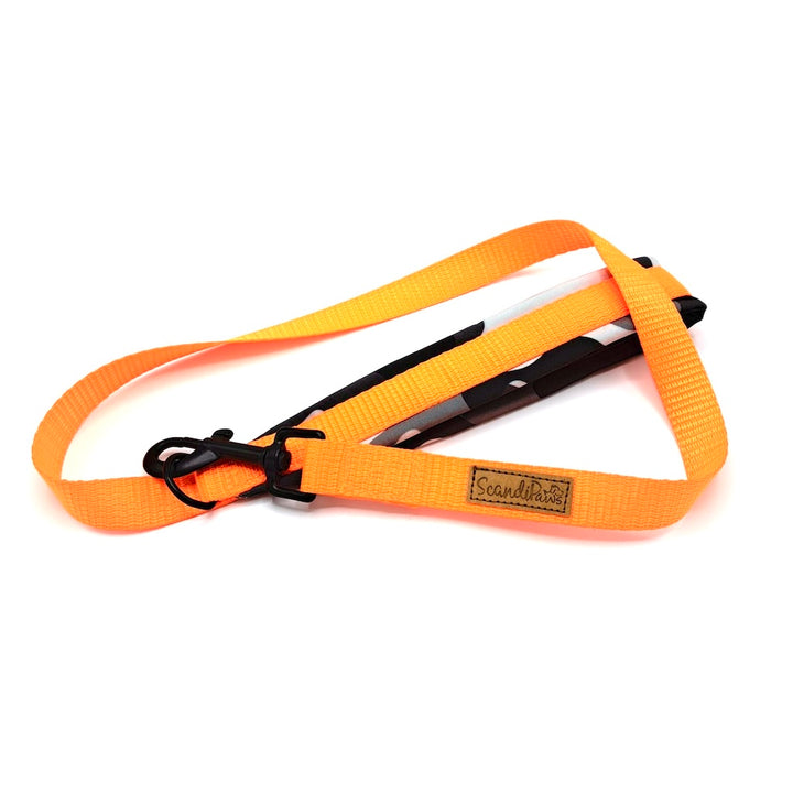 Sport- & Trainingsleine für Hunde Orange Camouflage